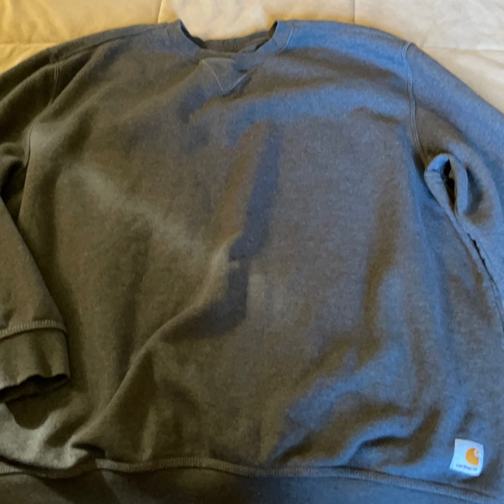 Carhartt sweat shirt. Spruce green. 2x